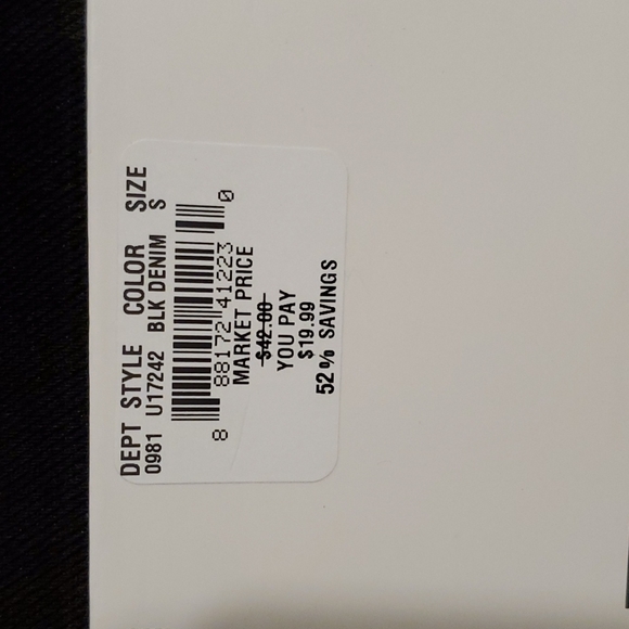 Hue - Black Denim Leggings - Picture 2 of 5